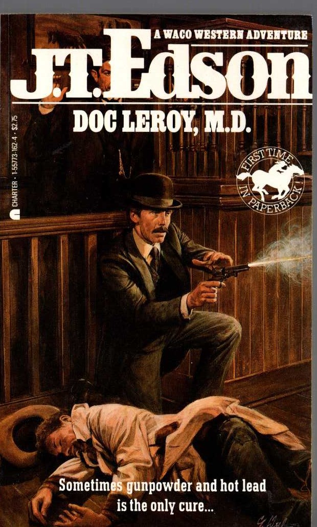J.T. Edson  DOC LEROY, M.D. front book cover image