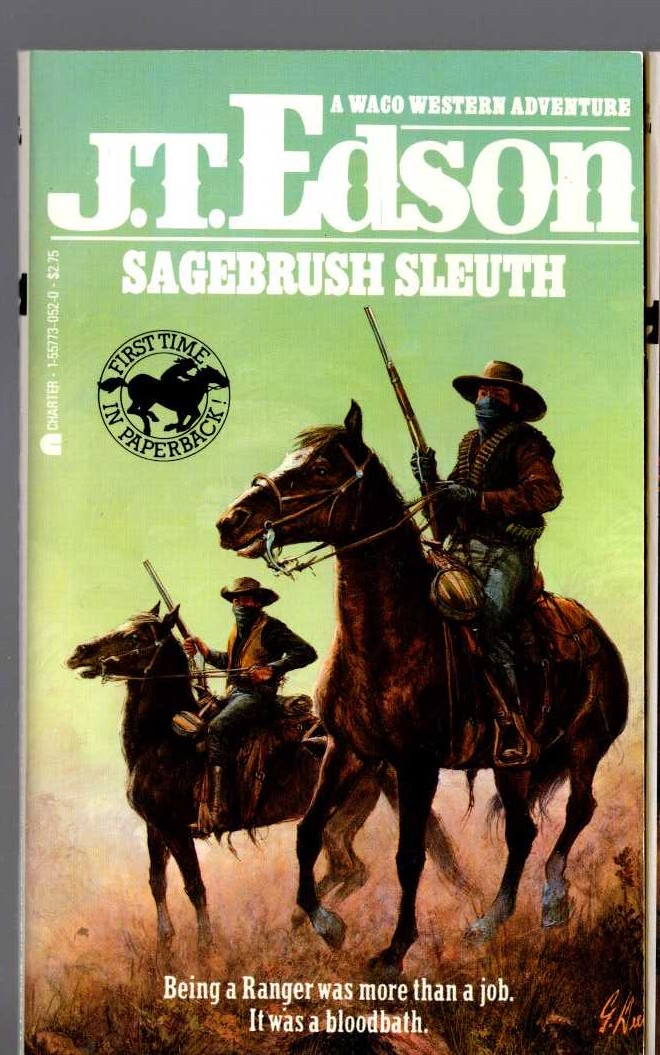 J.T. Edson  SAGEBRUSH SLEUTH front book cover image