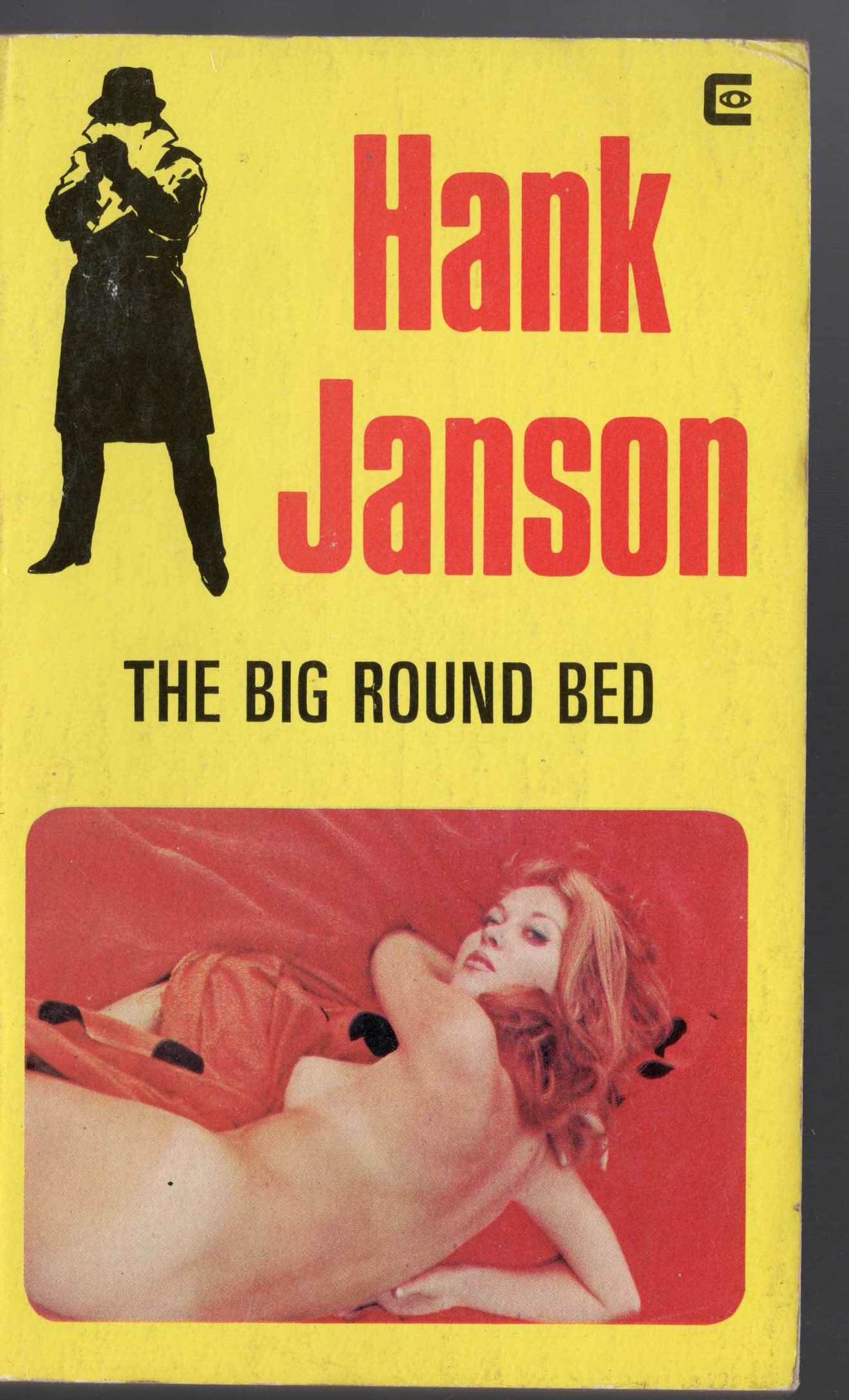 Hank Janson  THE BIG ROUND BED front book cover image