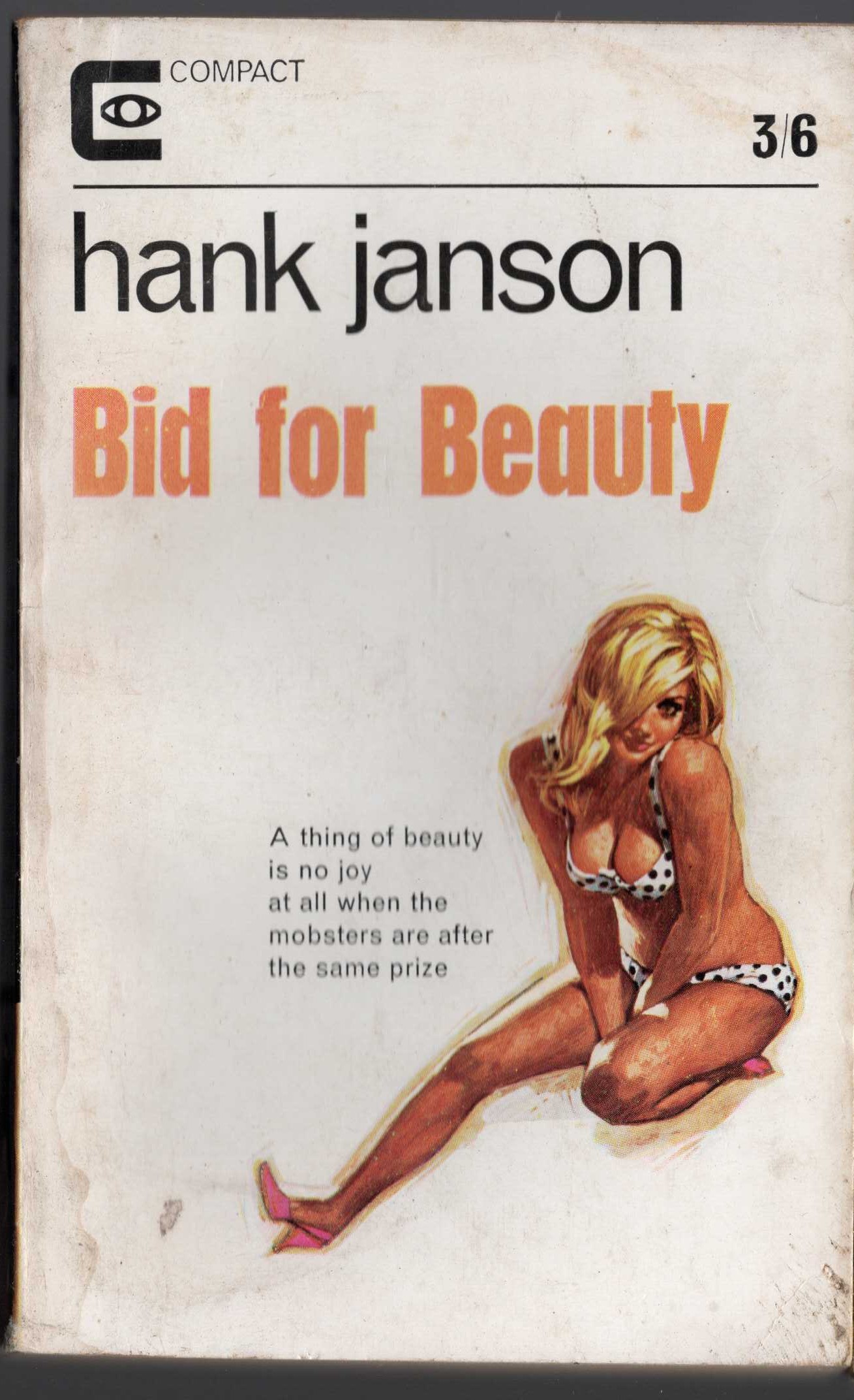 Hank Janson  BID FOR BEAUTY front book cover image
