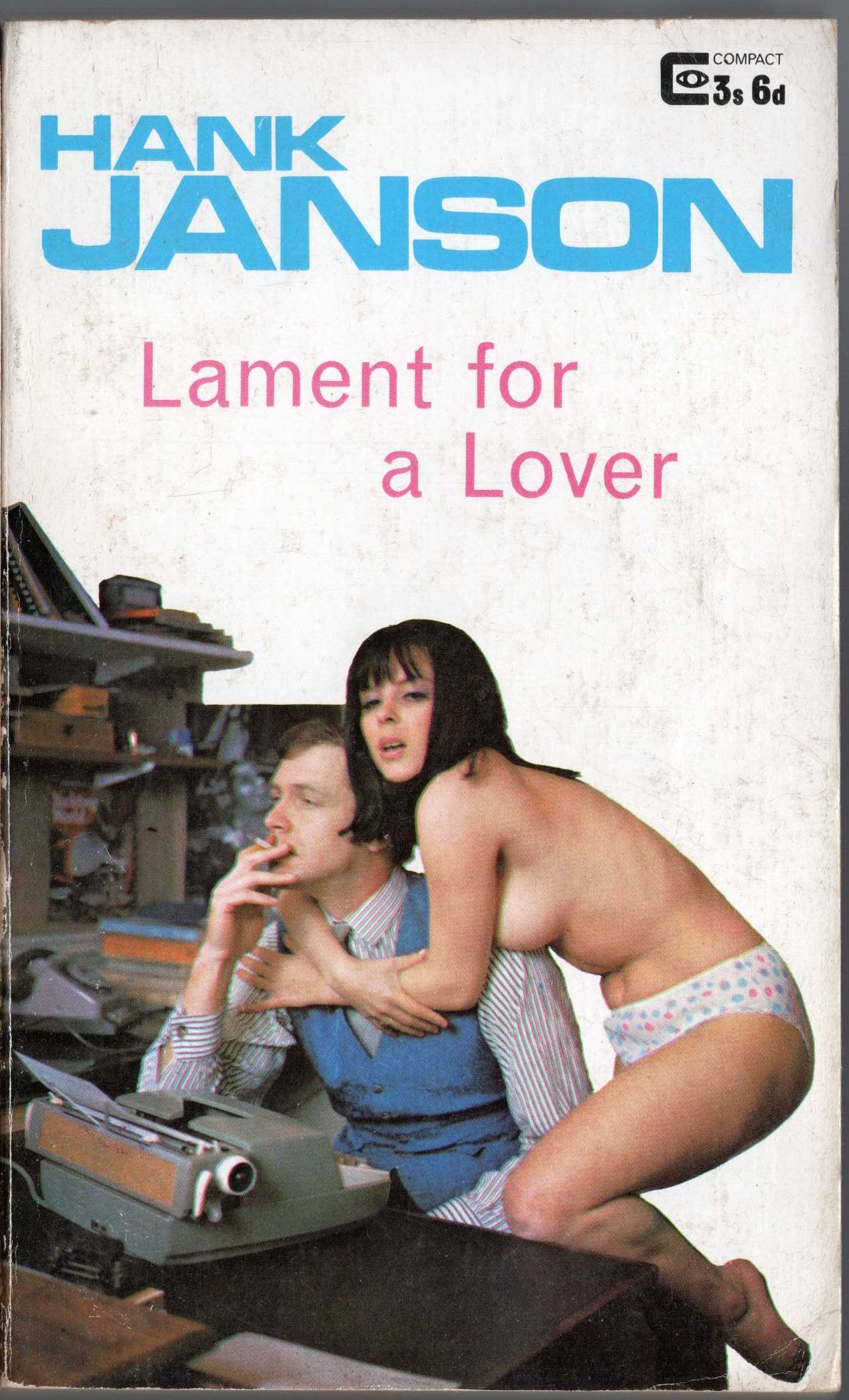 Hank Janson  LAMENT FOR A LOVER front book cover image
