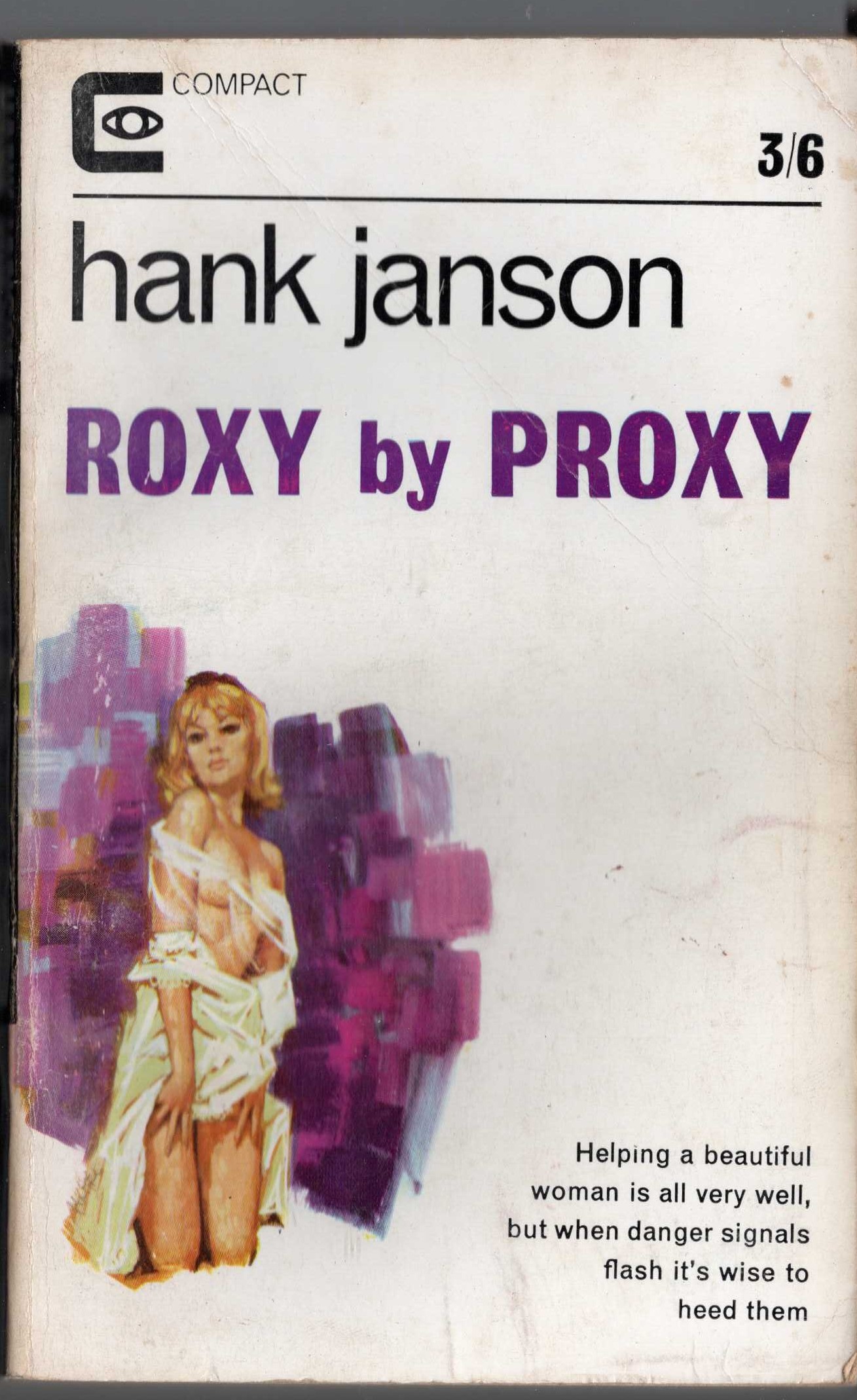 Hank Janson  ROXY BY PROXY front book cover image