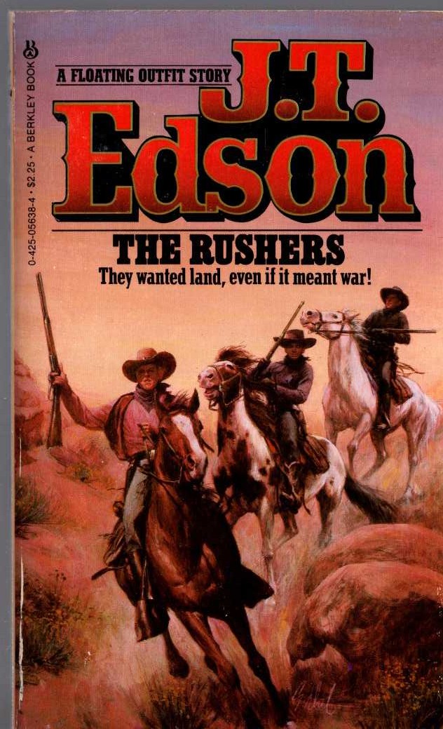 J.T. Edson  THE RUSHERS front book cover image