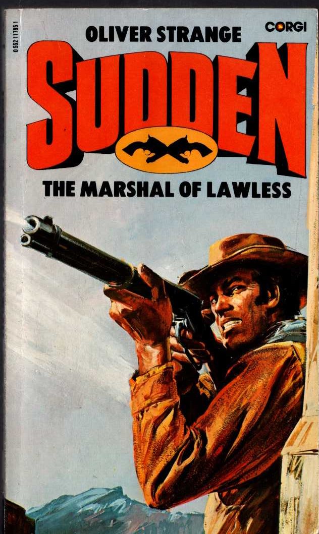 Oliver Strange  SUDDEN - THE MARSHAL OF THE LAWLESS front book cover image