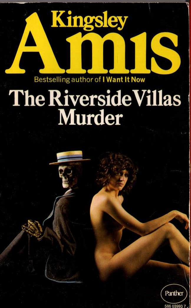 Kingsley Amis  THE RIVERSIDE VILLAS MURDER front book cover image