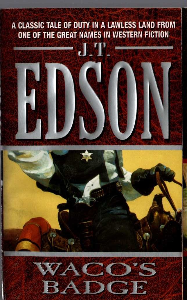 J.T. Edson  WACO'S BADGE front book cover image