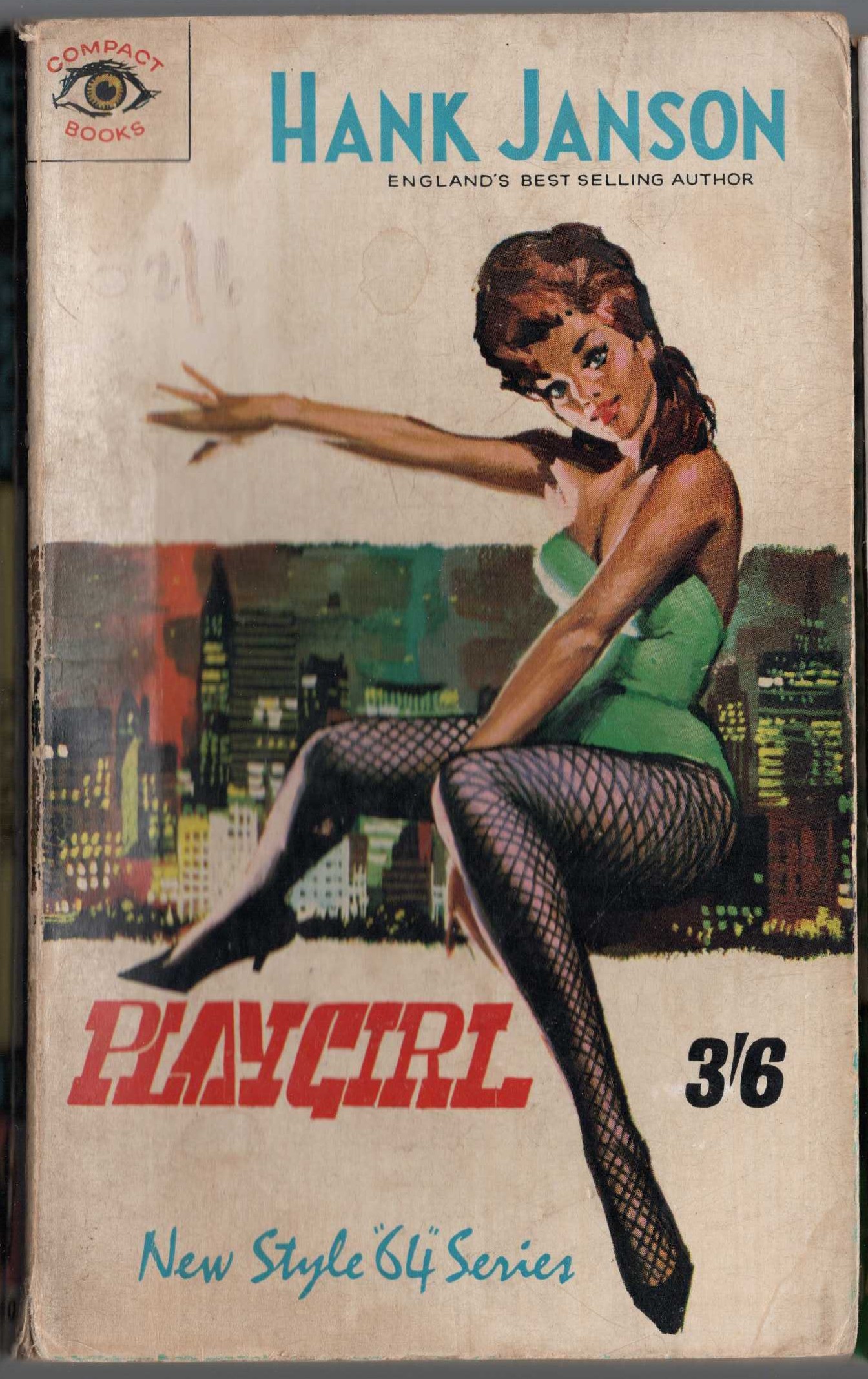 Hank Janson  PLAYGIRL front book cover image