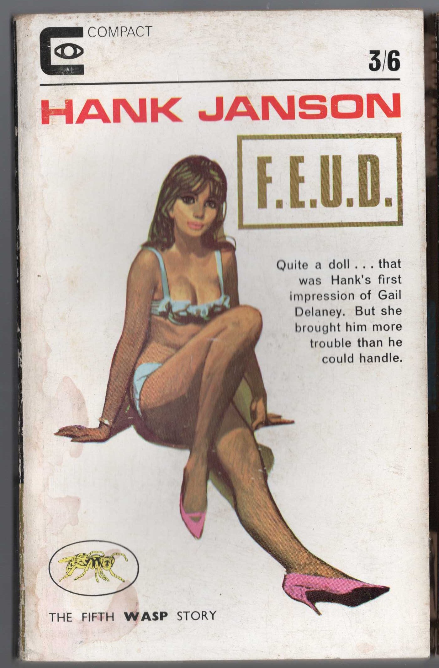 Hank Janson  F.E.U.D. [FEUD] front book cover image