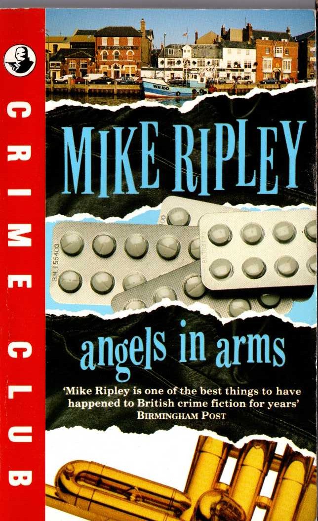 Mike Ripley  ANGELS IN ARMS front book cover image