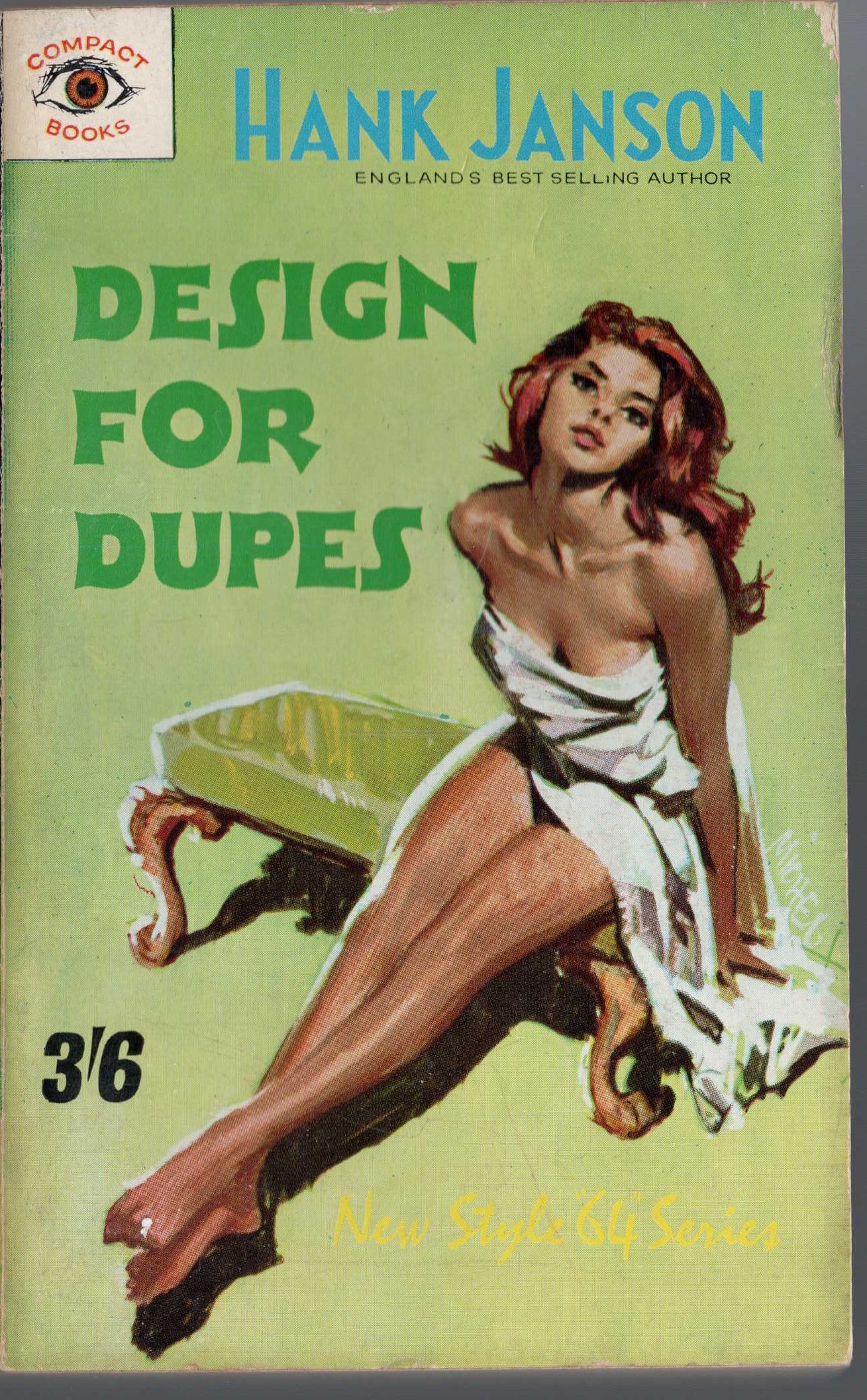 Hank Janson  DESIGN FOR DUPES front book cover image