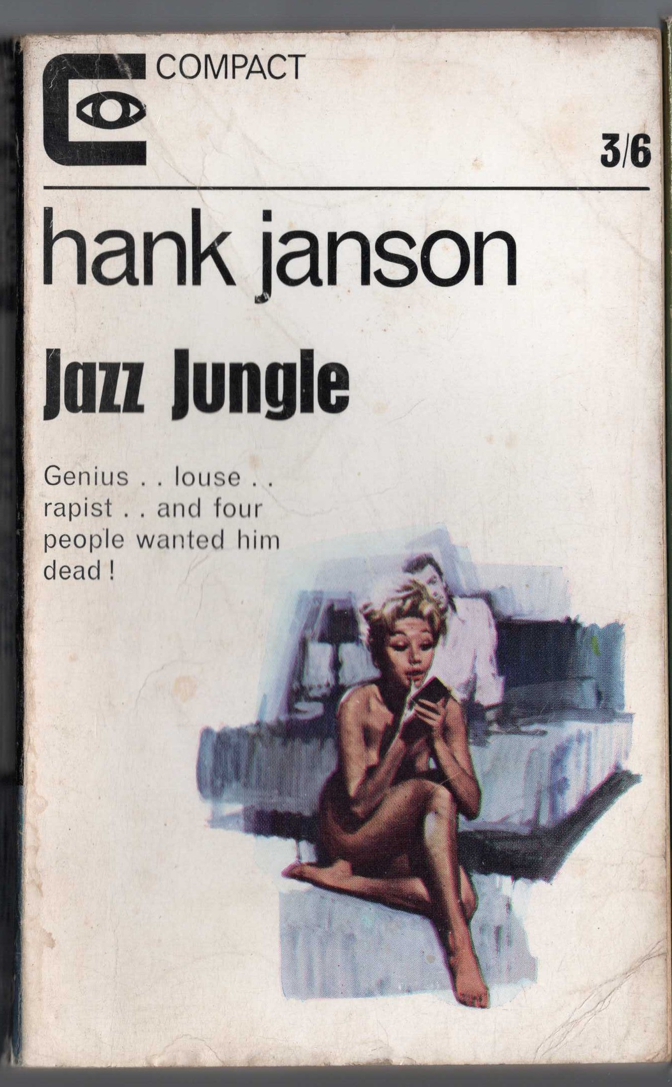 Hank Janson  JAZZ JUNGLE front book cover image
