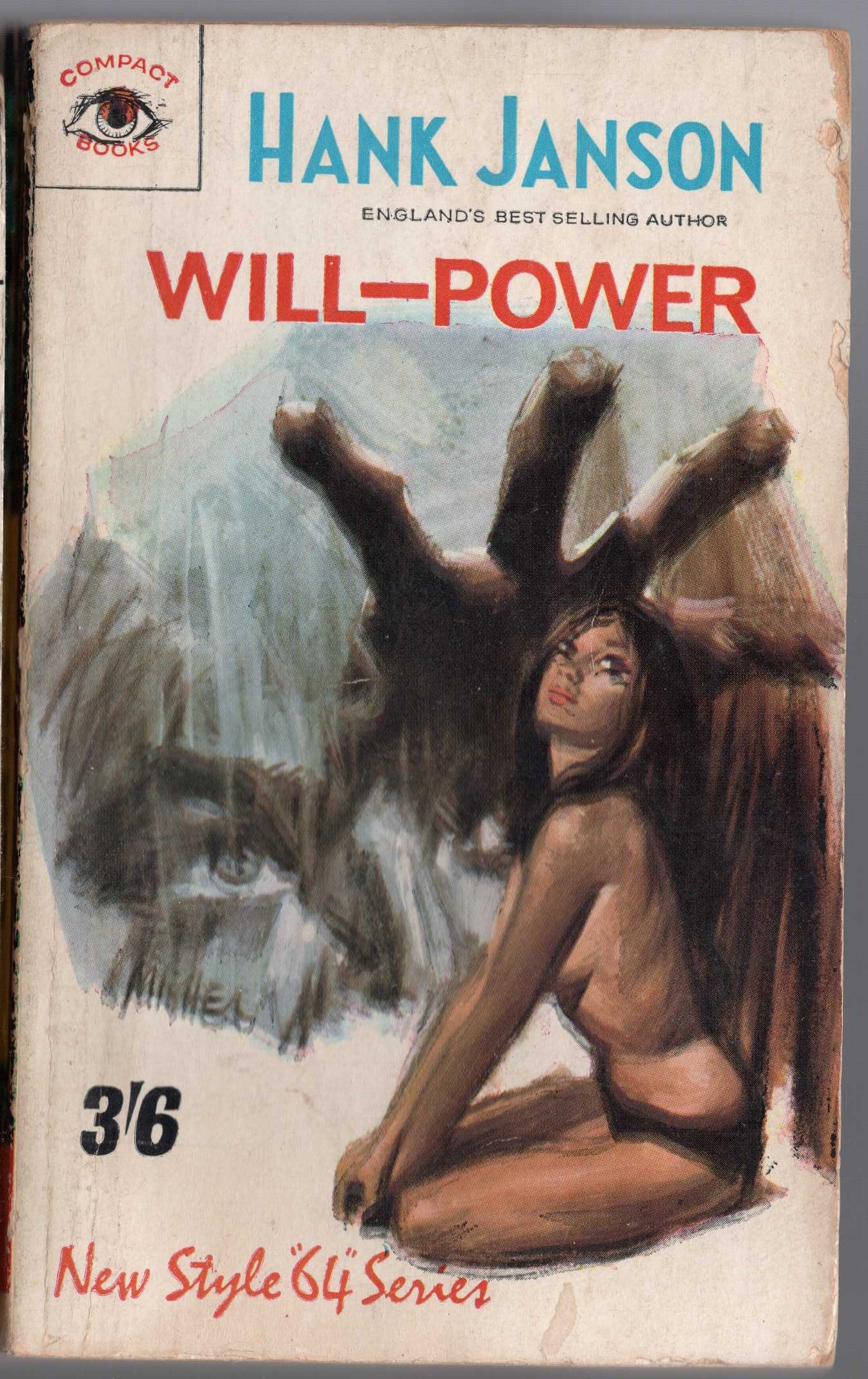 Hank Janson  WILL-POWER front book cover image