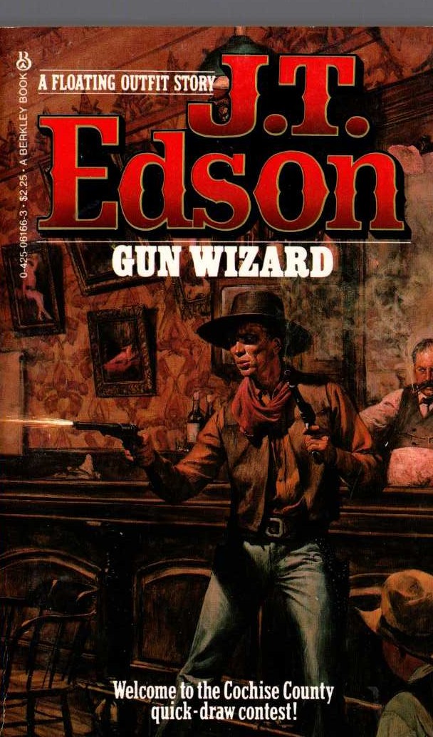 J.T. Edson  GUN WIZARD front book cover image