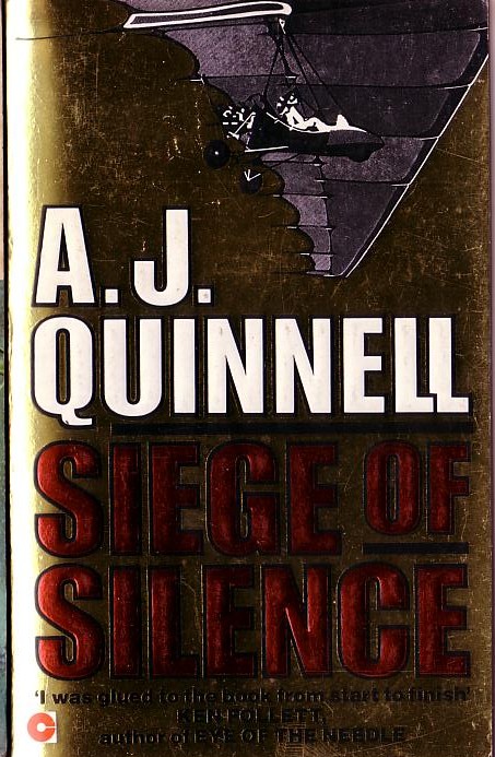 A.J. Quinnell  SIEGE OF SILENCE front book cover image