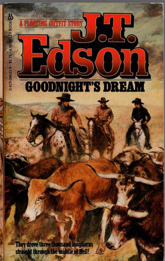 J.T. Edson  GOODNIGHT'S DREAM front book cover image