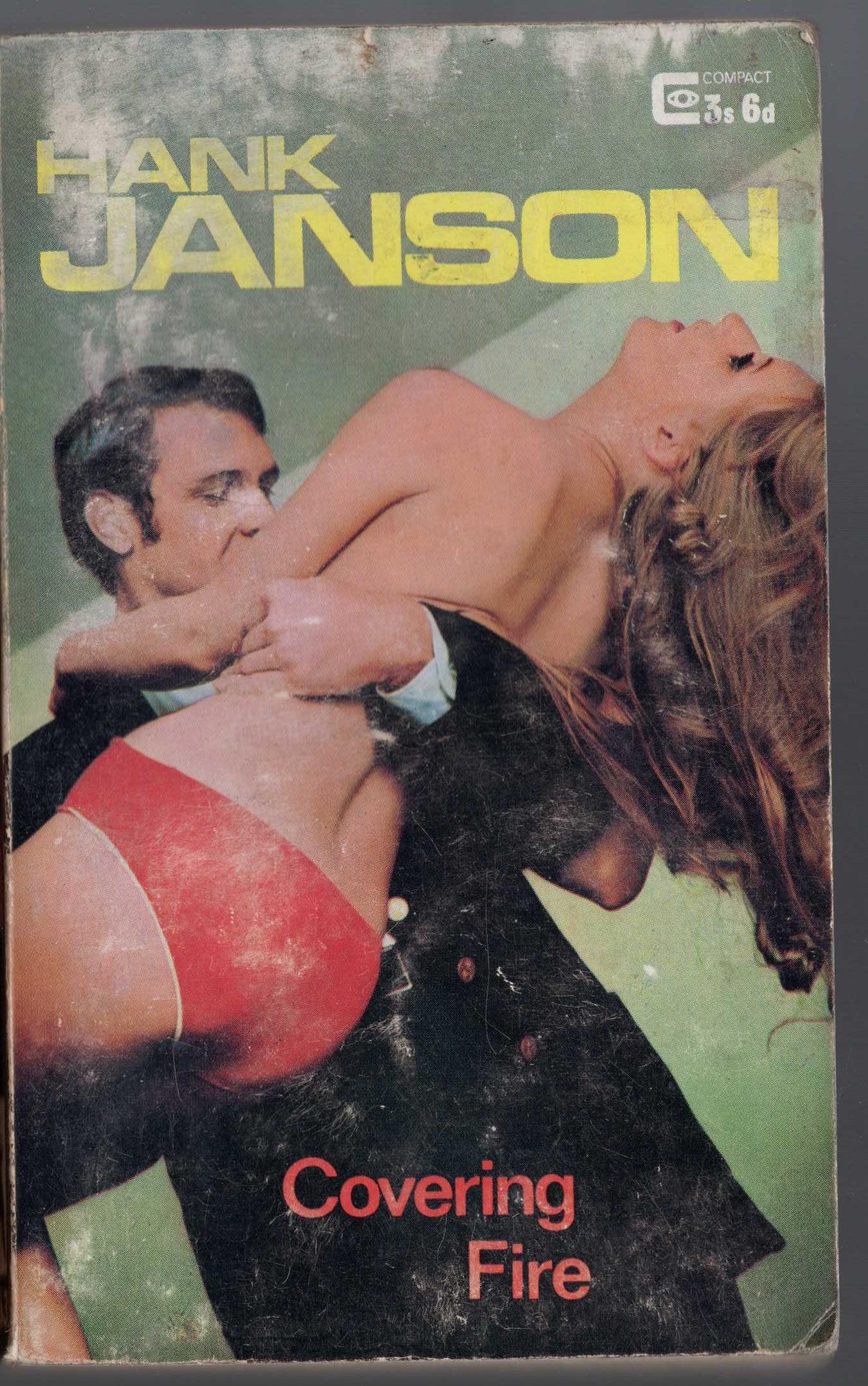 Hank Janson  COVERNIG FIRE front book cover image
