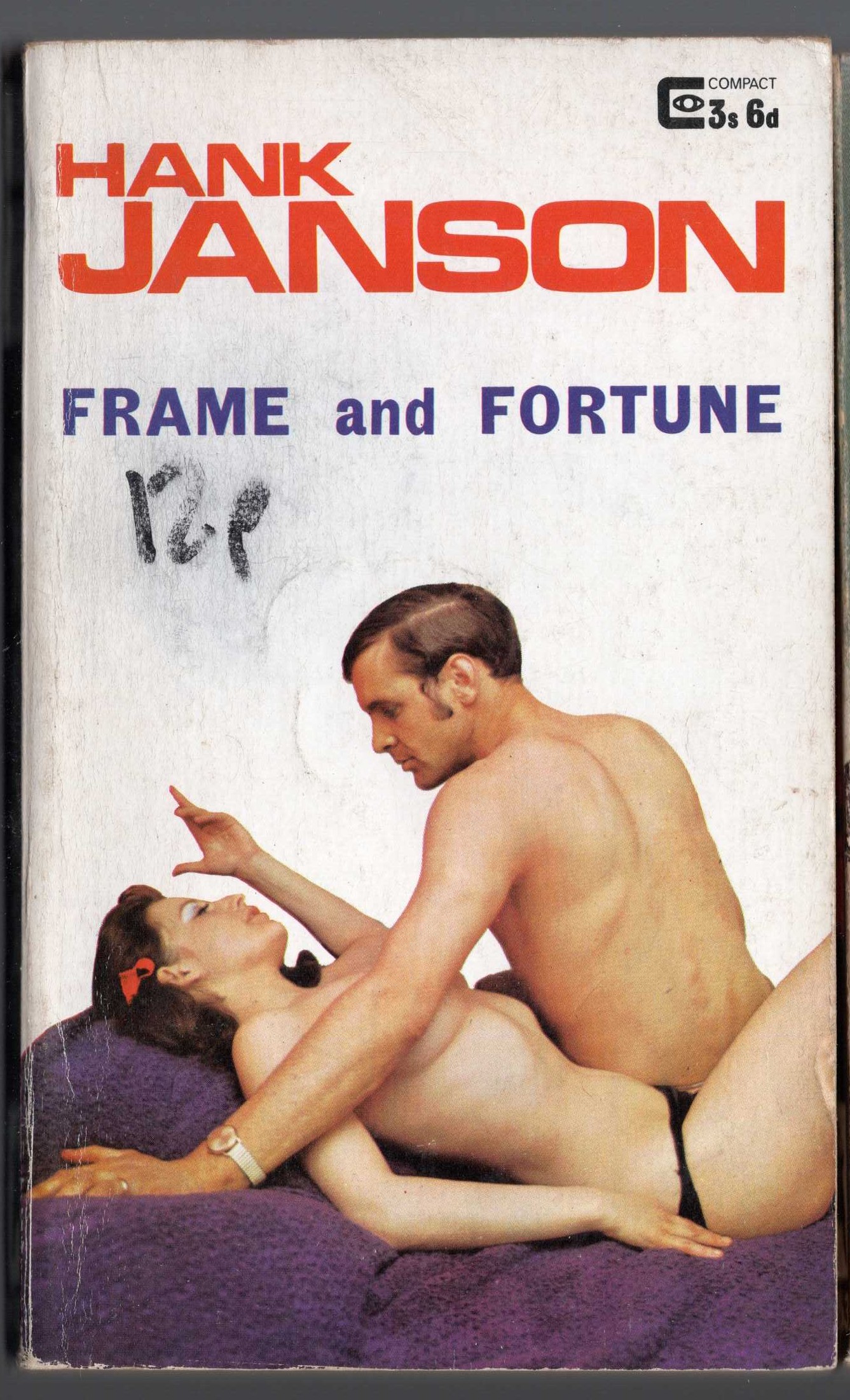 Hank Janson  FRAME AND FORTUNE front book cover image