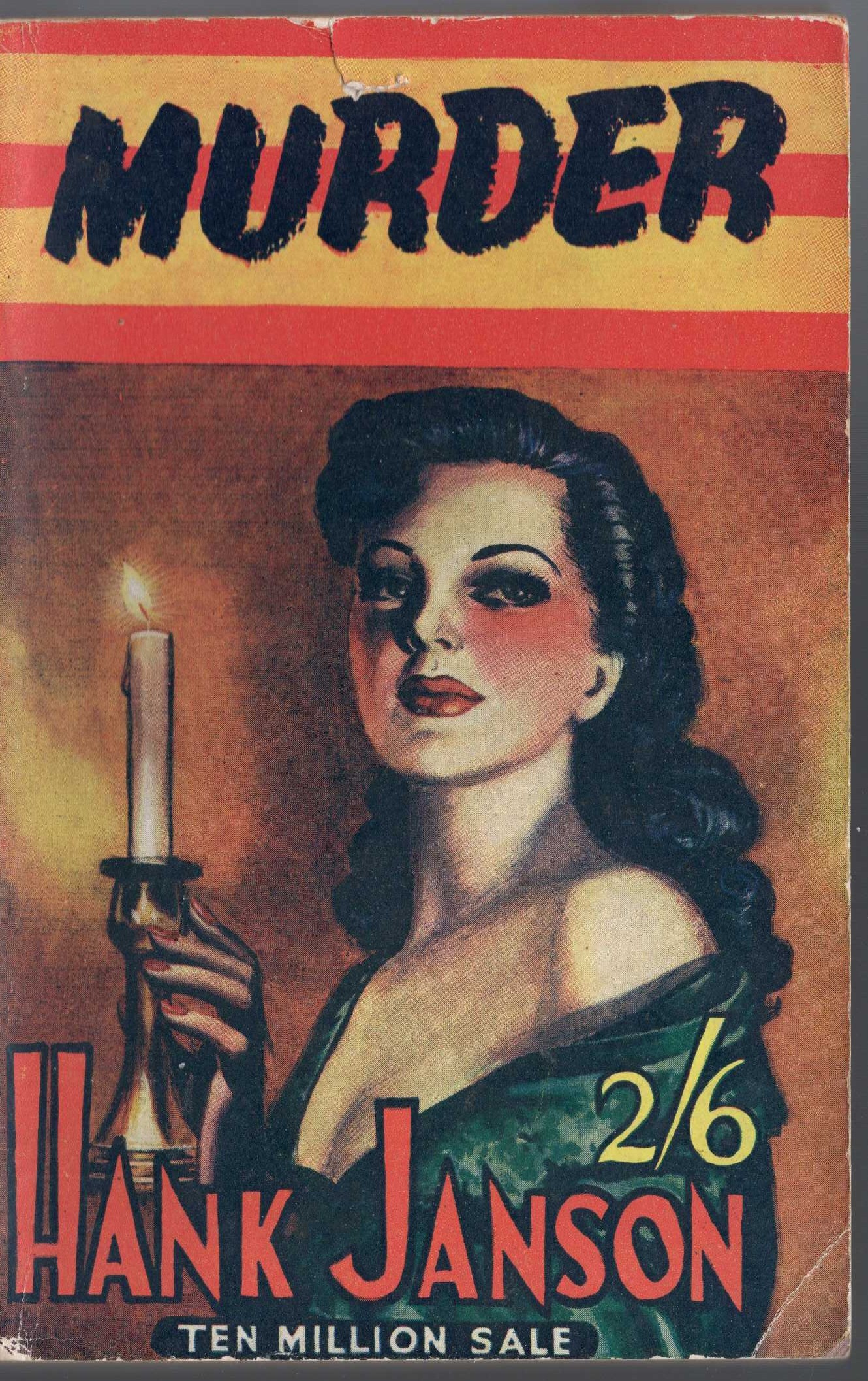 Hank Janson  MURDER front book cover image