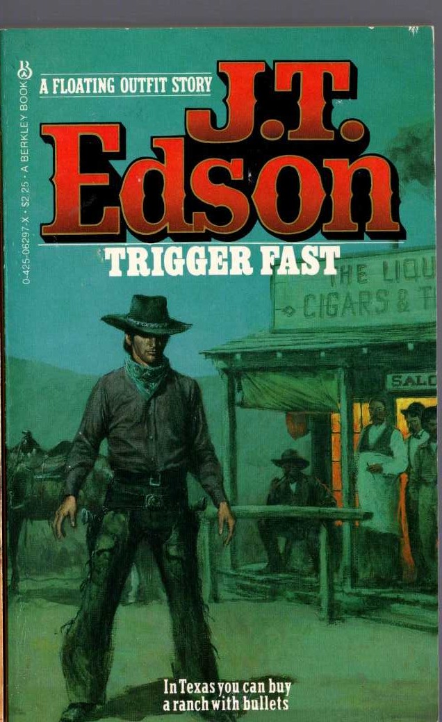 J.T. Edson  TRIGGER FAST front book cover image