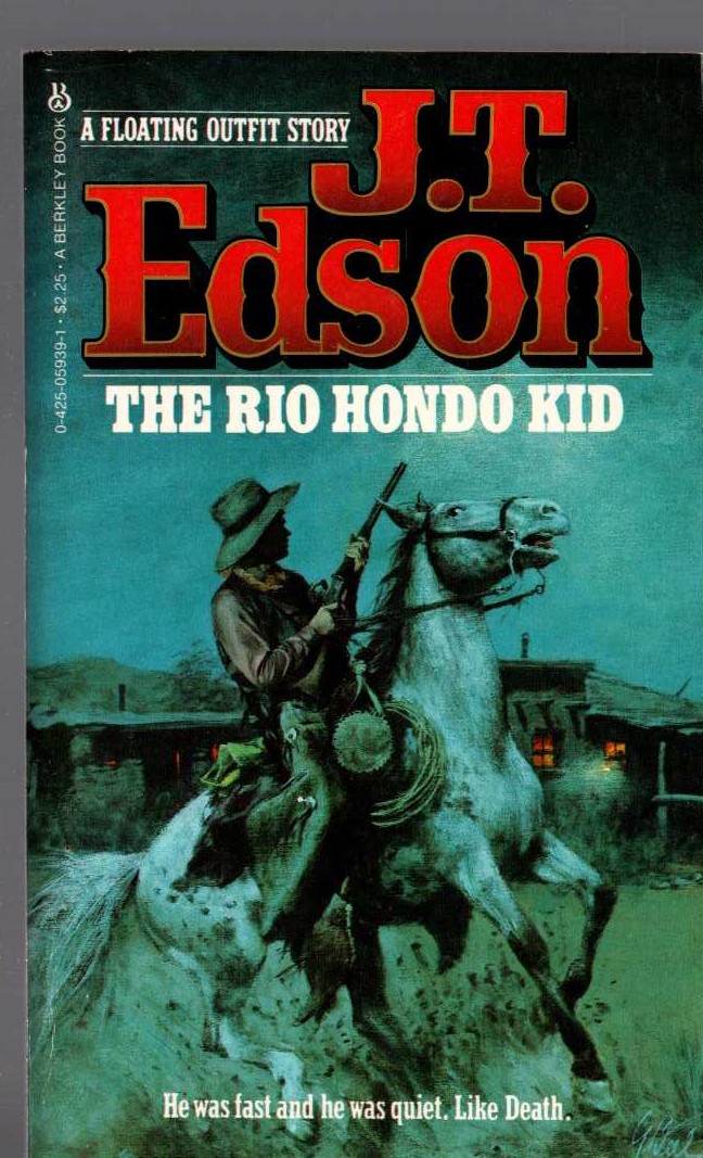 J.T. Edson  THE RIO HONDO KID front book cover image