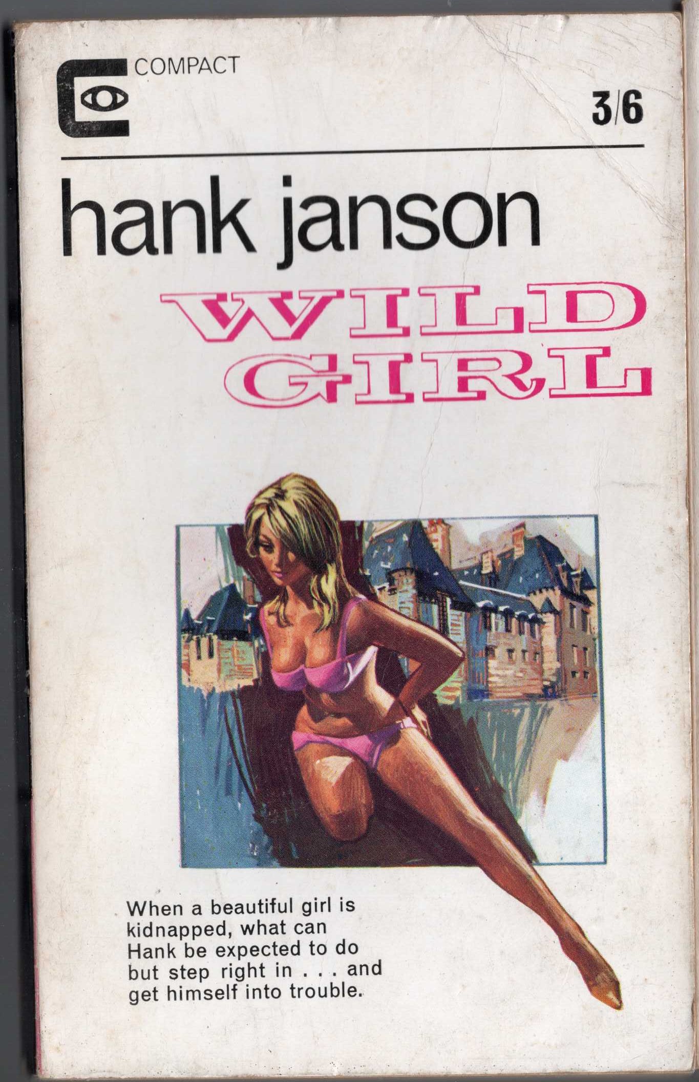 Hank Janson  WILD GIRL front book cover image