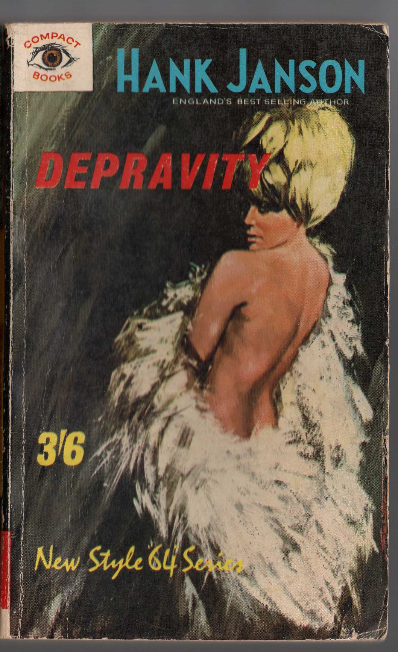 Hank Janson  DEPRAVITY front book cover image