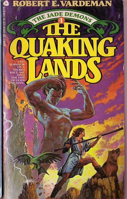 Robert E. Vardeman  THE QUAKING LANDS front book cover image