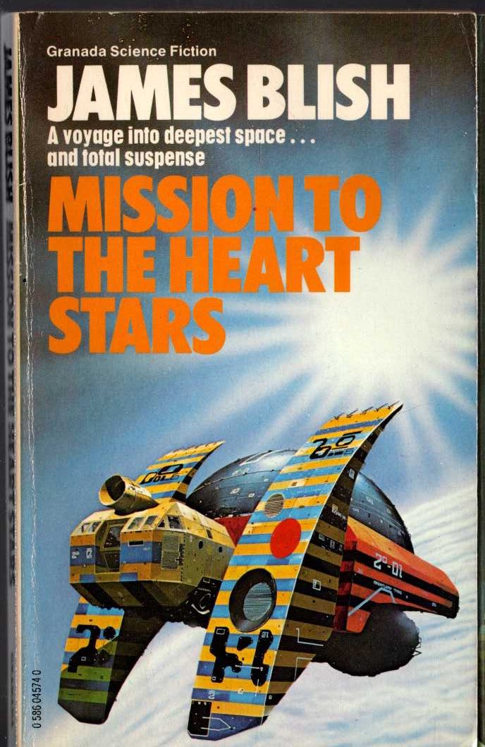 James Blish  MISSION TO THE HEART STARS front book cover image