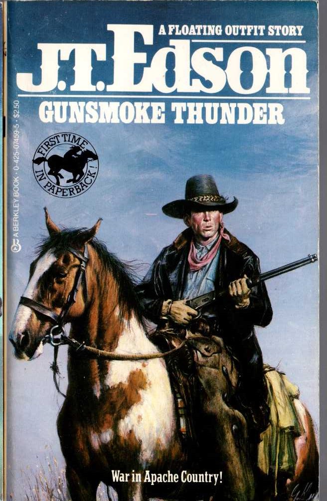 J.T. Edson  GUNSMOKE THUNDER front book cover image