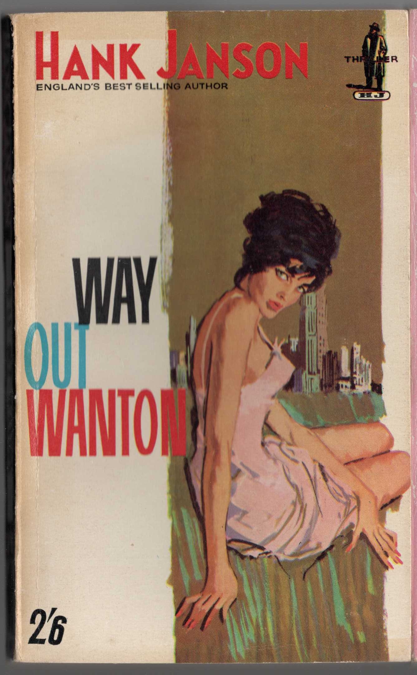 Hank Janson  WAY OUT WANTON front book cover image