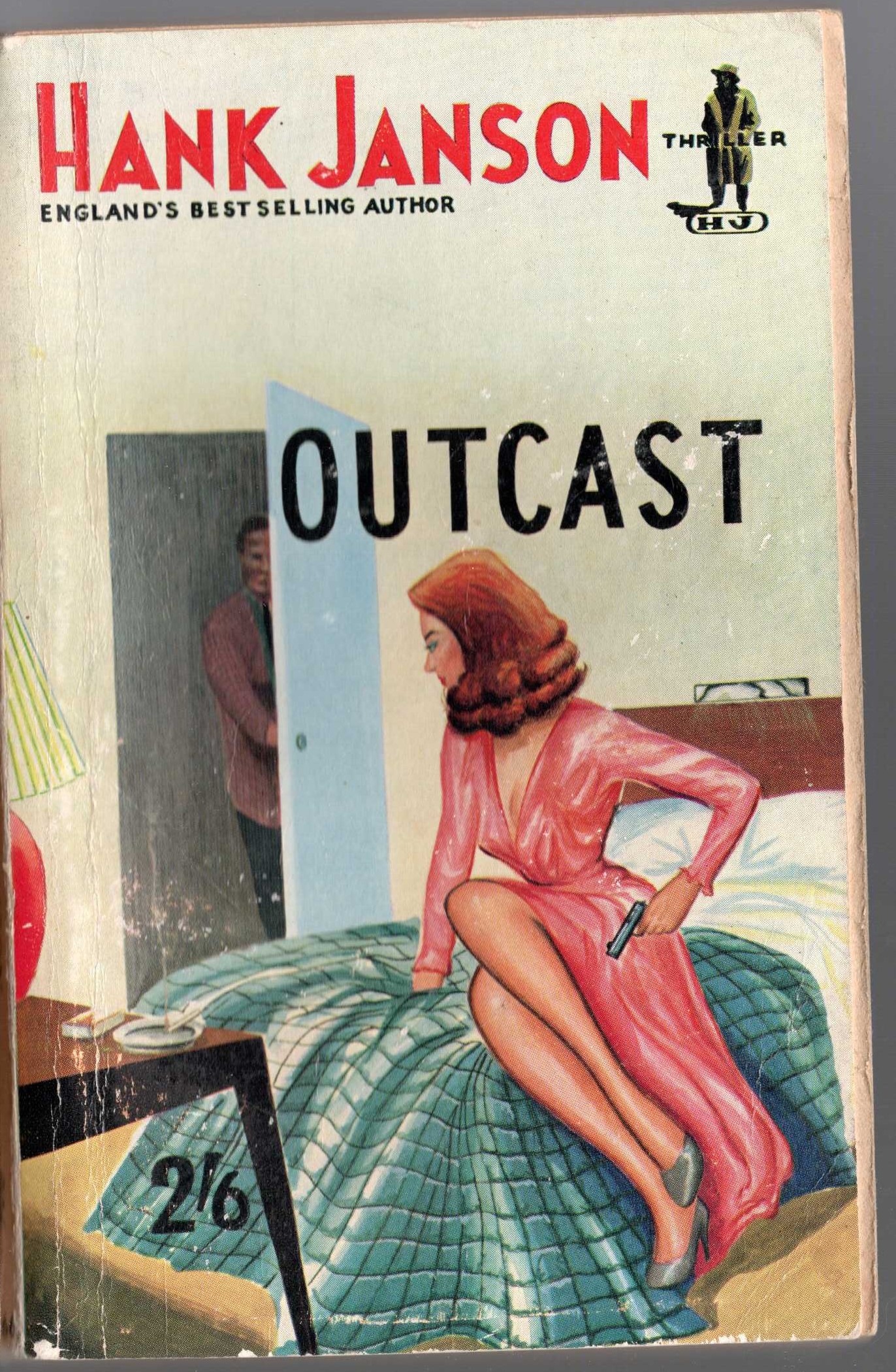 Hank Janson  OUTCAST front book cover image
