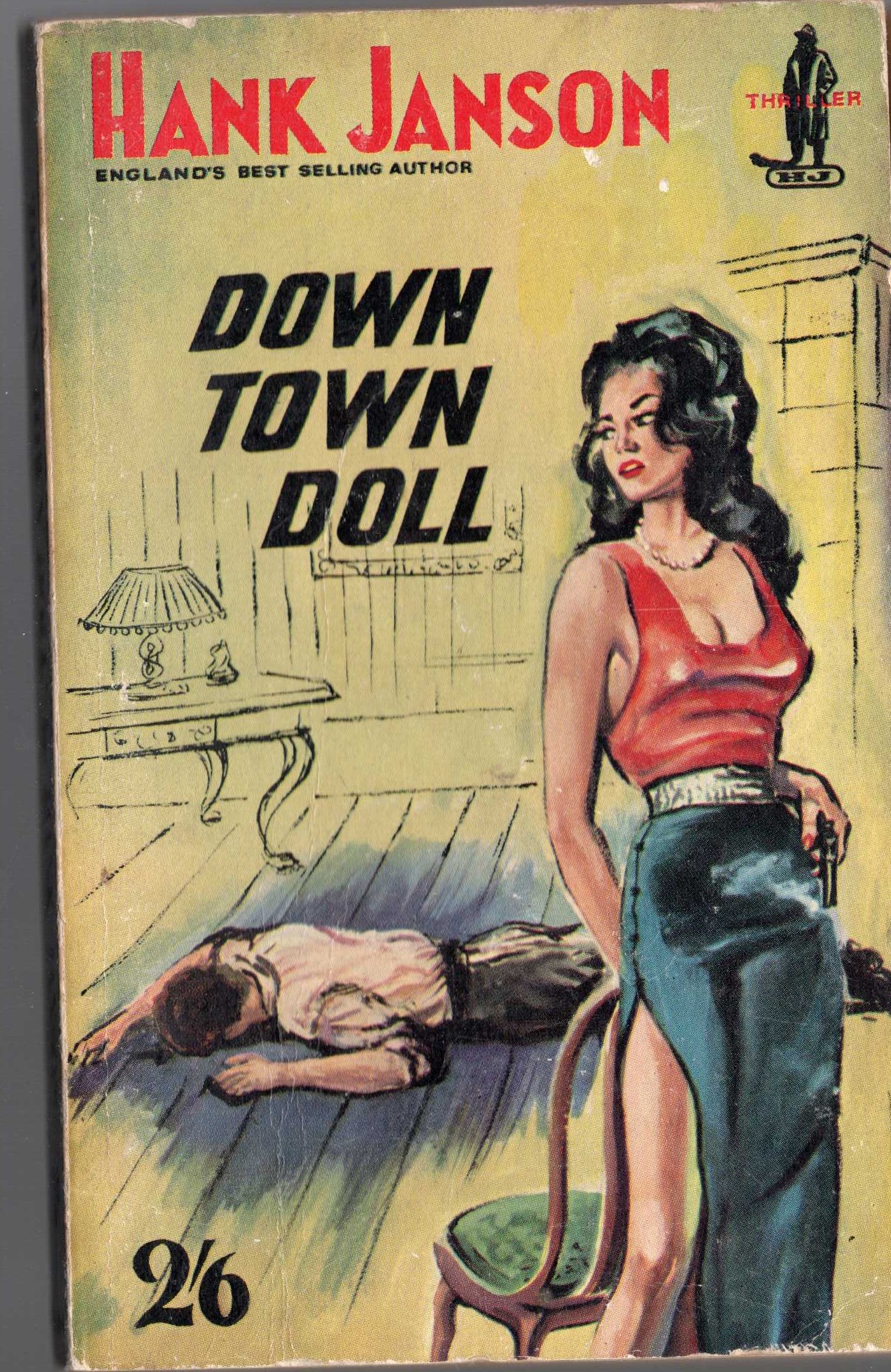 Hank Janson  DOWN TOWN DOLL front book cover image
