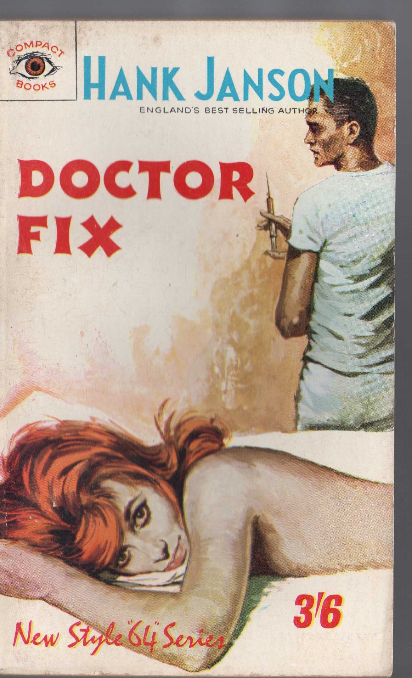 Hank Janson  DOCTOR FIX front book cover image