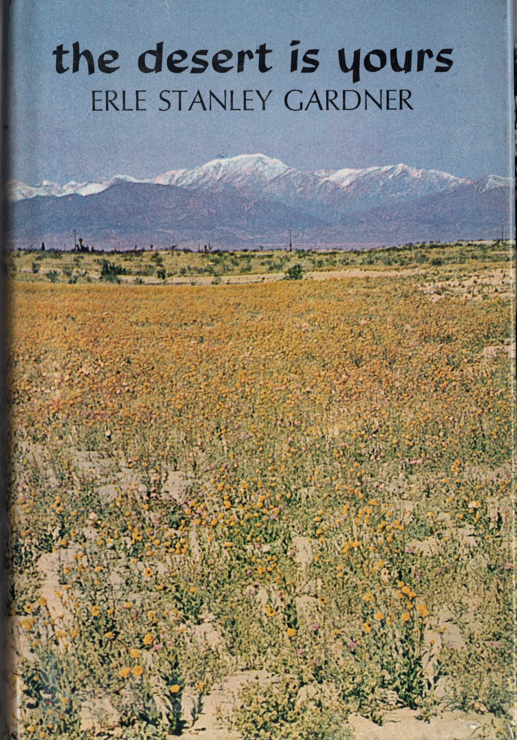 THE DESERT IS YOURS (non-fiction) front book cover image