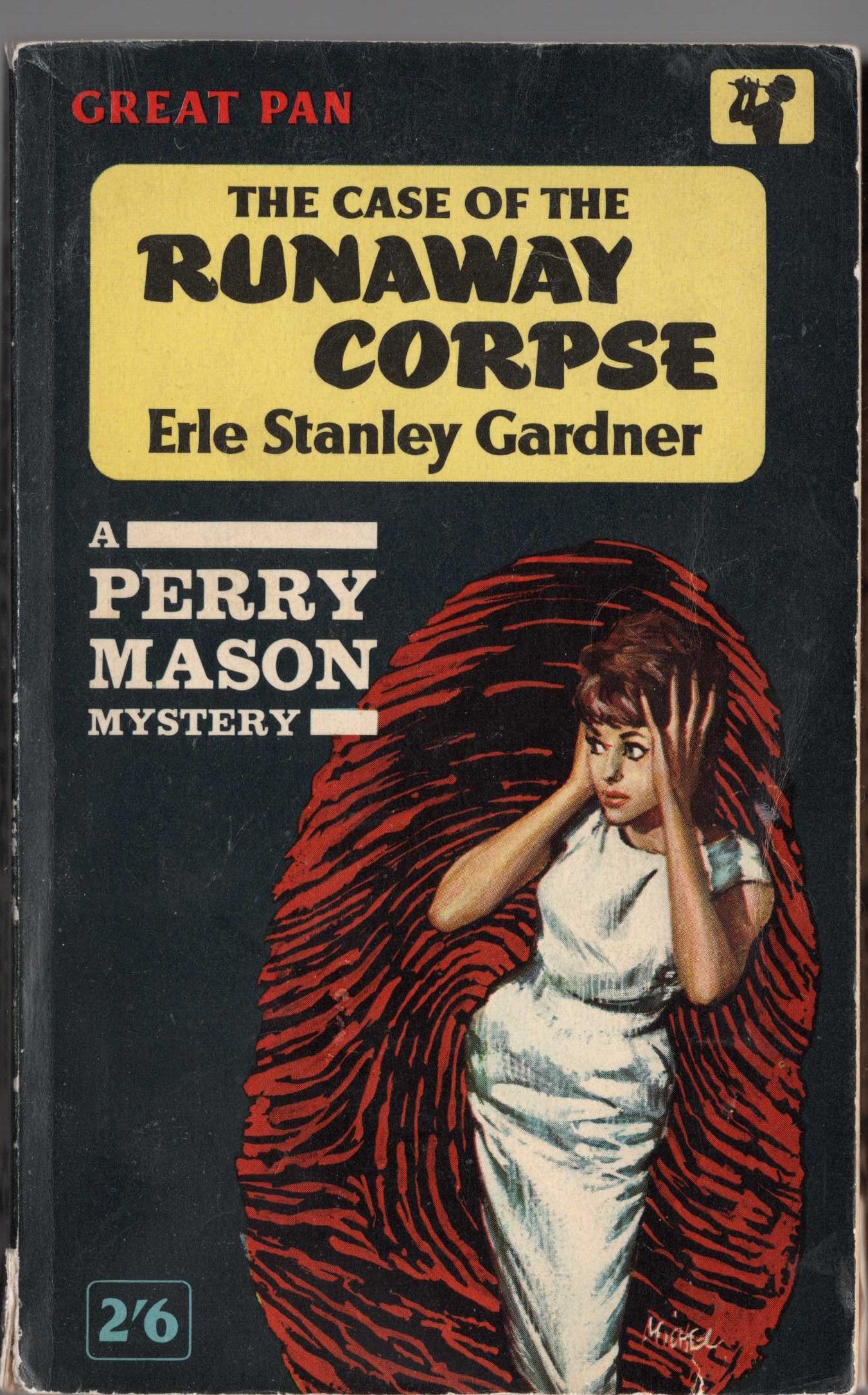 Erle Stanley Gardner  THE CASE OF THE RUNAWAY CORPSE front book cover image