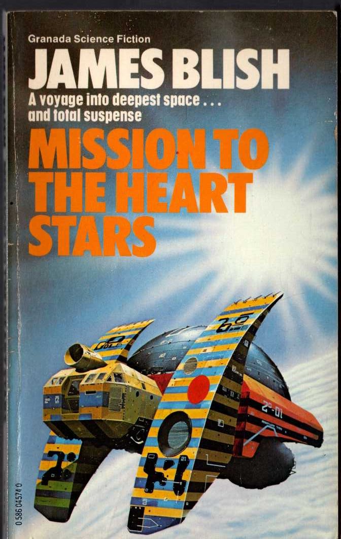 James Blish  MISSION TO THE HEART STARS front book cover image