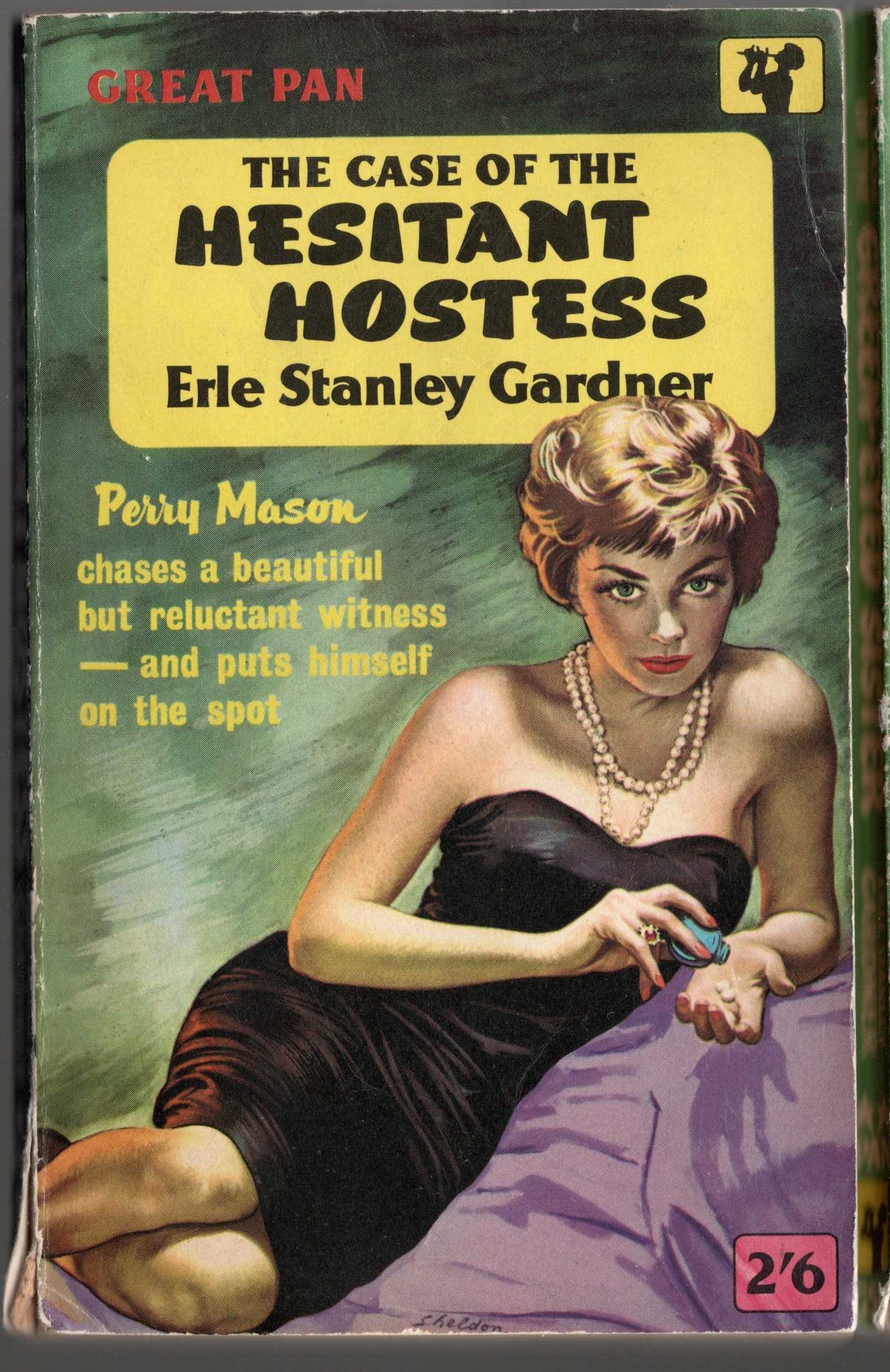 Erle Stanley Gardner  THE CASE OF THE HESITANT HOSTESS front book cover image
