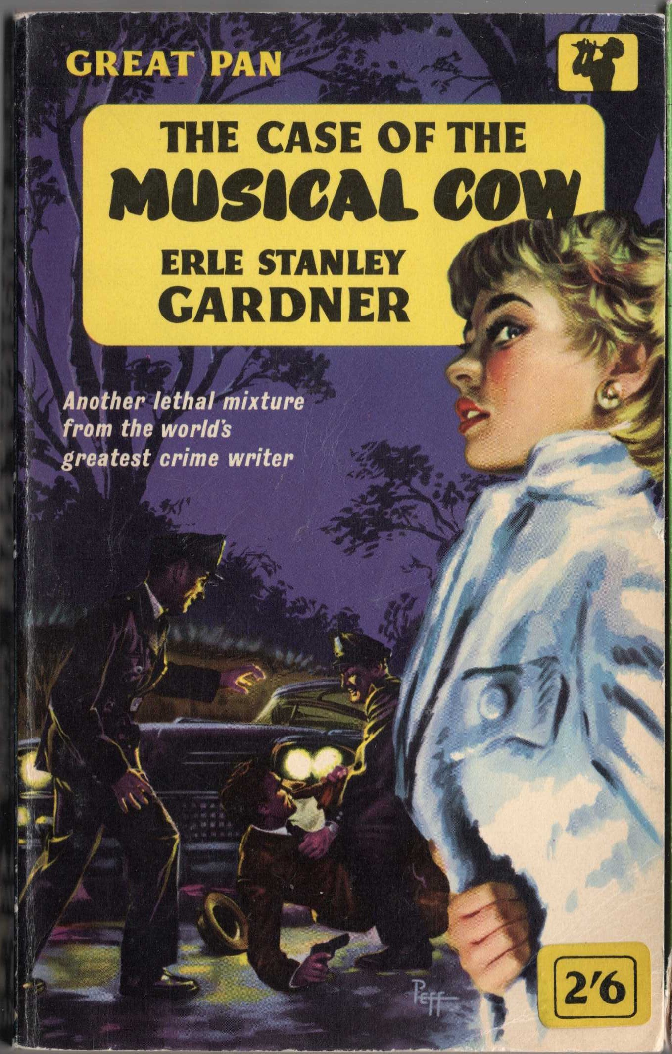 Erle Stanley Gardner  THE CASE OF THE MUSICAL COW front book cover image