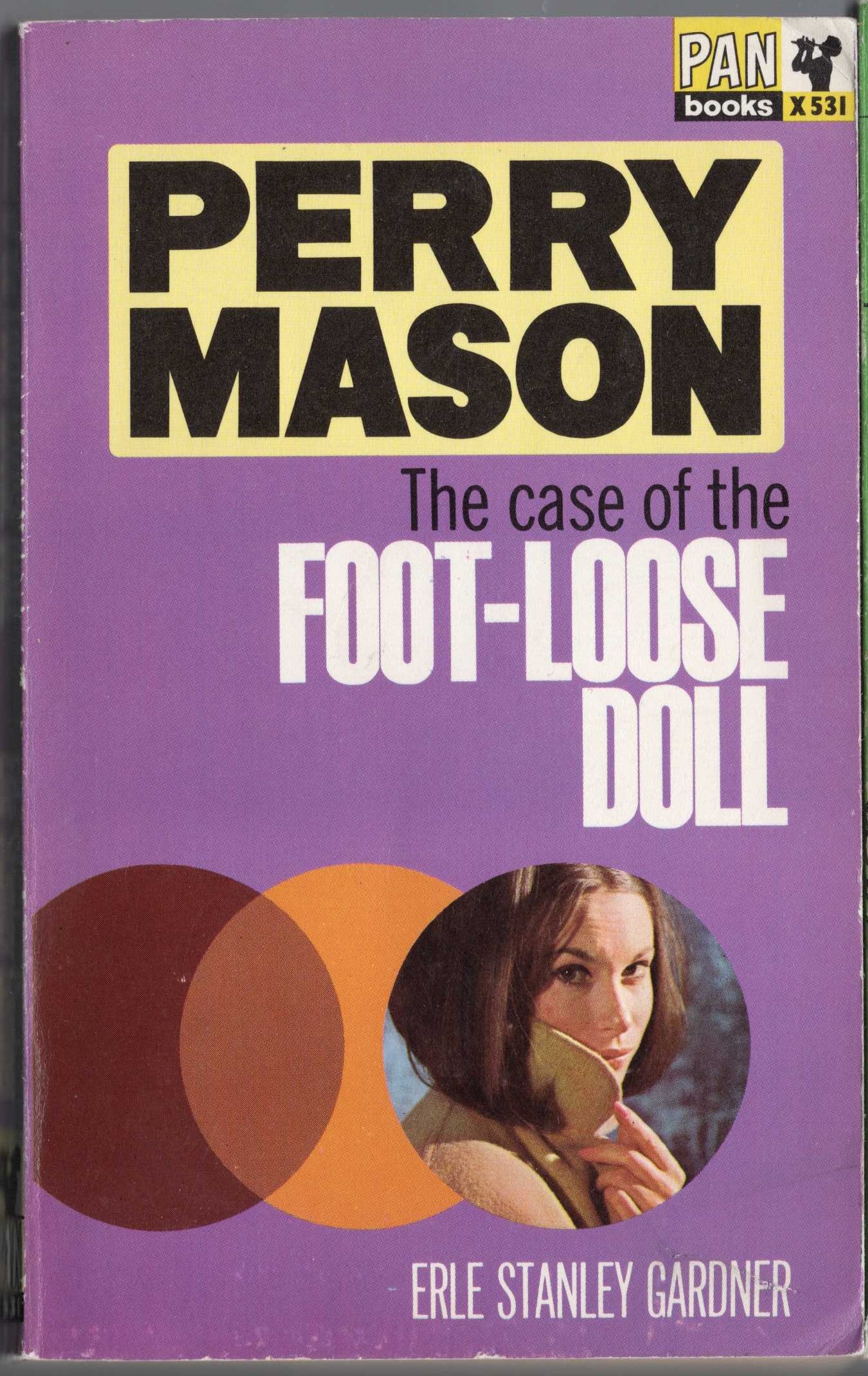 Erle Stanley Gardner  THE CASE OF THE FOOT-LOOSE DOLL front book cover image