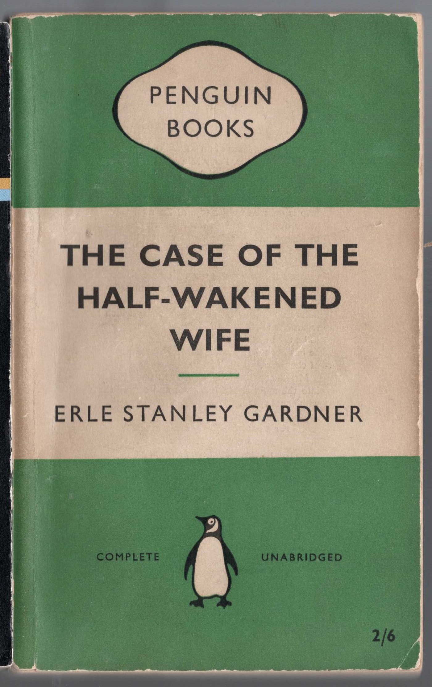 Erle Stanley Gardner  THE CASE OF THE HALF-WAKENED WIFE front book cover image