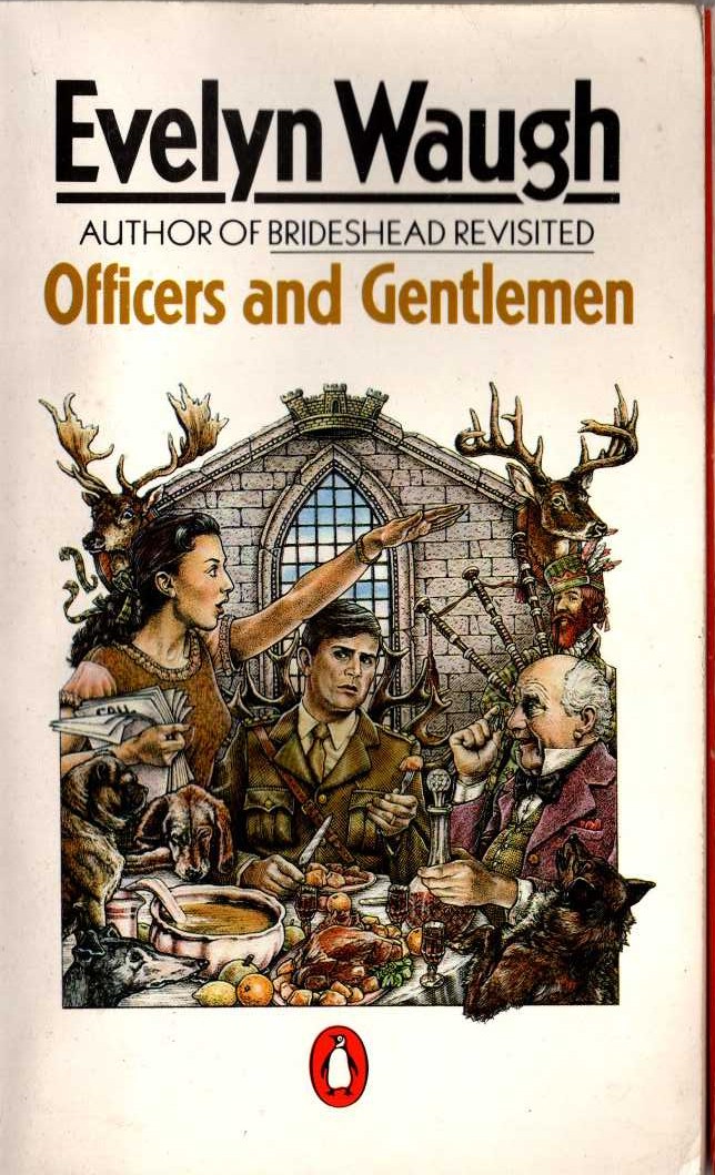 Evelyn Waugh  OFFICERS AND GENTLEMEN front book cover image