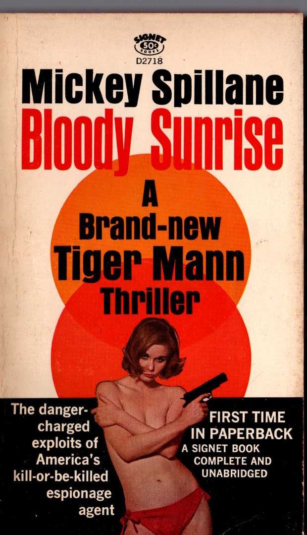 Mickey Spillane  BLOODY SUNRISE front book cover image