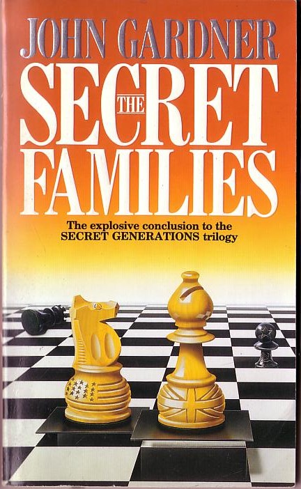 John Gardner  THE SECRET FAMILIES front book cover image