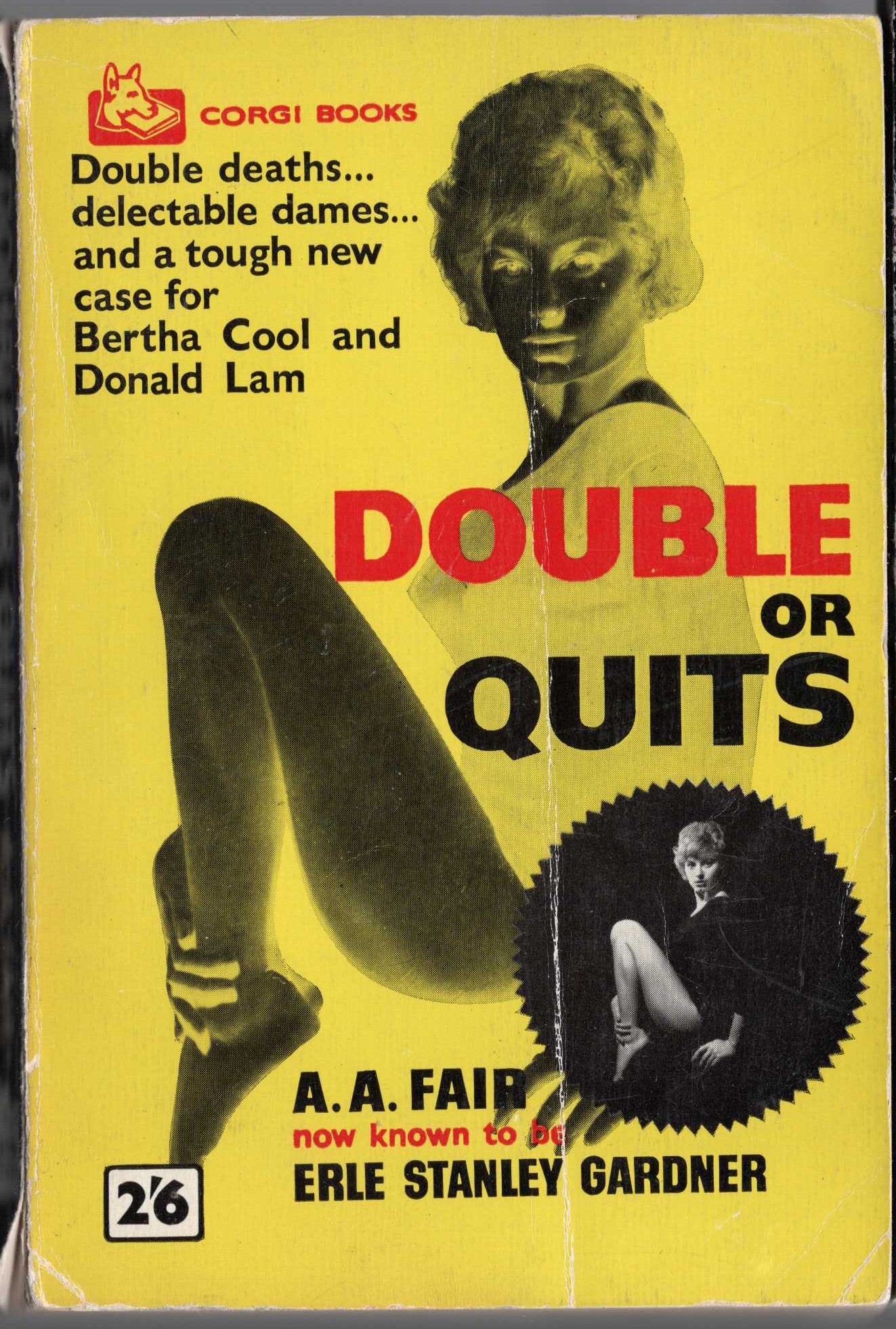 A.A. Fair  DOUBLE OR QUITS front book cover image
