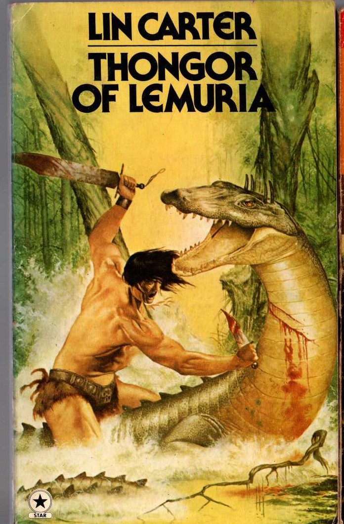 Lin Carter  THONGOR OF LEMURIA front book cover image