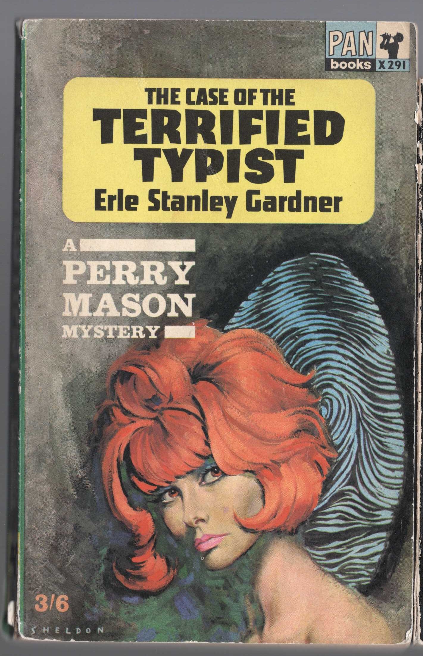 Erle Stanley Gardner  THE CASE OF THE TERRIFIED TYPIST front book cover image