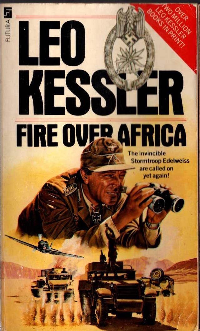 Leo Kessler  FIRE OVER AFRICA front book cover image