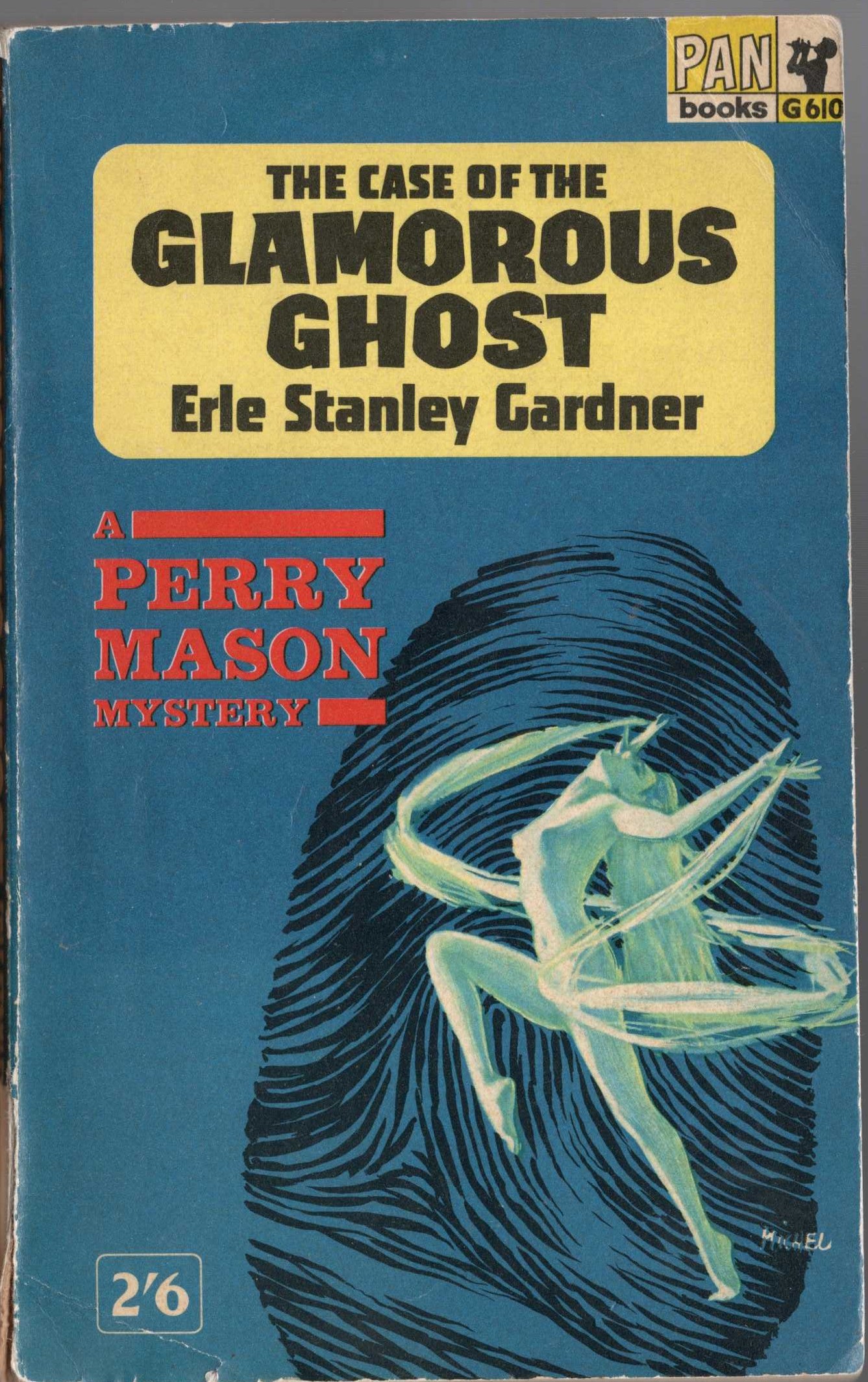 Erle Stanley Gardner  THE CASE OF THE GLAMOROUS GHOST front book cover image
