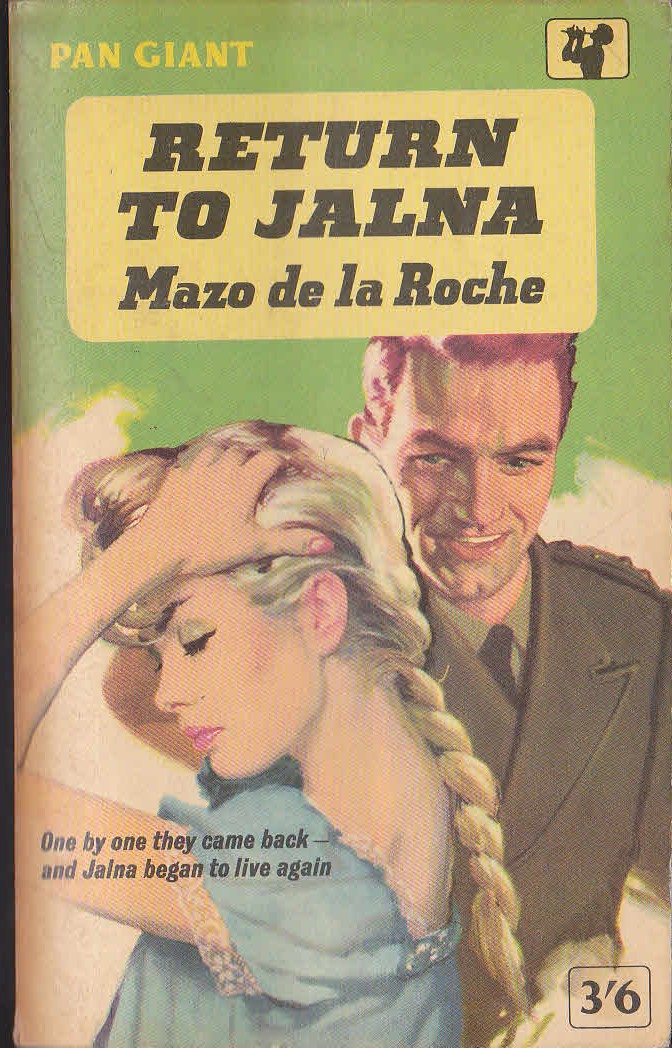 Mazo de la Roche  RETURN TO JALNA front book cover image