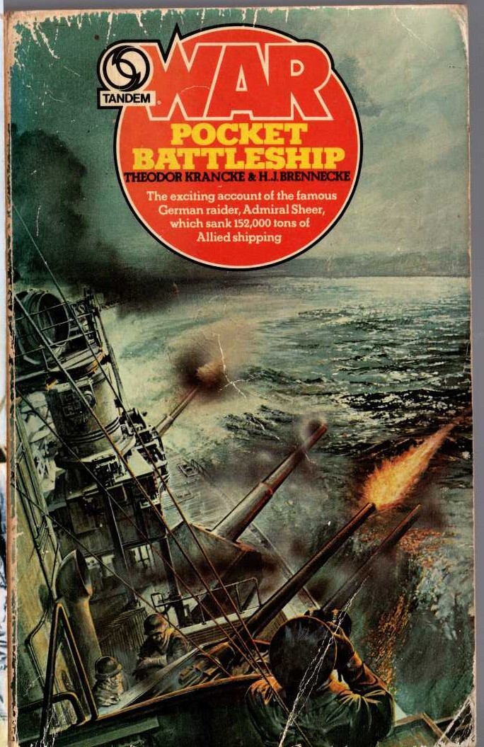 POCKET BATTLESHIP by Thodor Krancke & H.J.Brennecke front book cover image